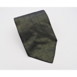 Banana Republic Tie Mens Classic Formal Silk Made‎ In Italy Checkered Neckwear